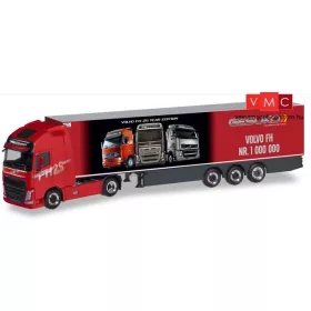Herpa 310024 Volvo FH GL XL nyergesvontató, hűtődobozos félpótkocsival - Gesuko / der 1.00