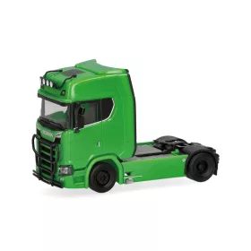   Herpa 310116-006 Scania CS20, gallytörő ráccsal - zöld (H0)