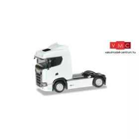Herpa 310192 Scania CS 20 nyergesvontató, fehér (H0)