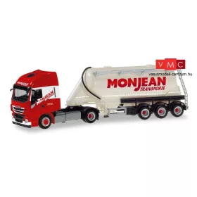 Herpa 310451 Iveco Stralis XP nyergesvontató, silótartályos félpótkocsival - Monjean (H0)