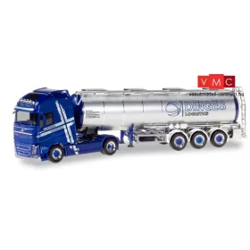Herpa 310543 Volvo Fh Gl. XL nyergesvontató, tartályfélpótkocsival - Ingo Dinges (H0)