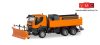 Herpa 310727 Iveco Trakker 6x6 platós teherautó hótolóval és útszóró adapterrel (H0)