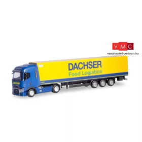 Herpa 310970 Renault T nyergesvontató, hűtődobozos félpótkocsival, Dachser (H0)