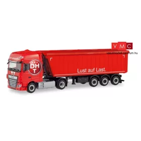   Herpa 311458 DAF XF SSC facelift nyergesvontató, Stöffelliner billencs félpótkocsival - DHT, Lust auf Last (H0)