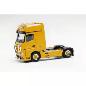 Herpa 311533-004 Mercedes-Benz Actros Gigaspace gallytörő rács és felső lámpasor - sárga