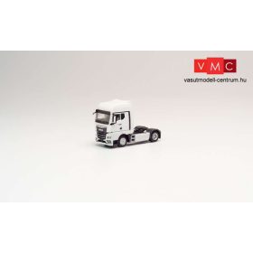 Herpa 311922 MAN TGX GX nyergesvontató, fehér (H0)