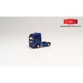 Herpa 312134 MAN TGX GX nyergesvontató, kék (H0)