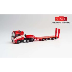 Herpa 312264 Volvo FH16 Gl. 6x4 nyergesvontató, munkagépszállító félpótkocsival - Coloni