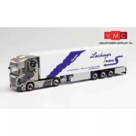   Herpa 312431 Scania R 2013 TL nyergesvontató, hűtődobozos félpótkocsival - Lechner Trans (Italy) (H0)