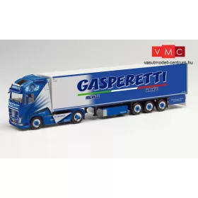   Herpa 312806 Volvo FH Gl. XL nyergesvontató, hűtődobozos félpótkocsival, Gasperetti (H0)