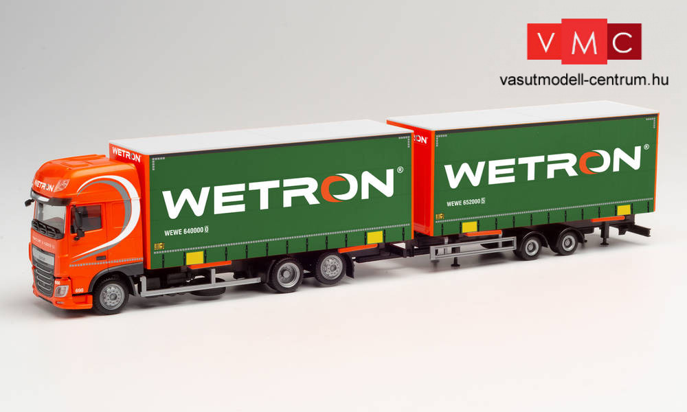 HO camion Remorque bâche DAF XF105 SSC FACIDO/Justen | echelle HO