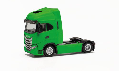 Herpa 313445-002 Iveco S-Way nyergesvontató, sárgászöld (H0)