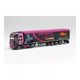   Herpa 313674 DAF XF SSC nyergesvontató, alulürítős félpótkocsival - Joker (H0)