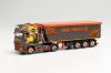 Herpa 313827 DAF XF SSC nyergesvontató, Stöffelliner billencs félpótkocsival - Joker Trucks