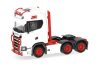 Herpa 314053-006 Scania CS 20 HD nyergesvontató, 3 tengelyes - fehér (H0)