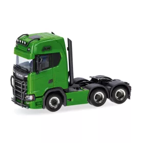   Herpa 314053-007 Scania CS 20 HD nyergesvontató, 3-tengelyes - zöld (H0)
