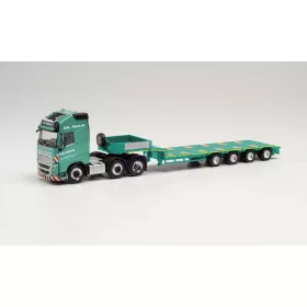   Herpa 314107 Volvo FH 16 nyergesvontató, munkagépszállító félpótkocsival - Colossus Logistics (H0)
