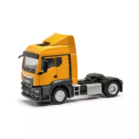   Herpa 314572-002 MAN TGS TM nyergesvontató, 2-tengelyes - sárgadinnye színben (H0)