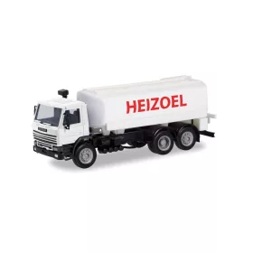   Herpa 314978 Scania 112 üzemanyagszállító teherautó, Heizoel felirattal - Herpa Basic (H0)