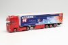 Herpa 315005 Scania R'13 TL nyergesvontató, hűtődobozos félpótkocsival - Rose (H0)