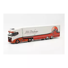   Herpa 315296 DAF XG+ nyergesvontató, hűtődobozos félpótkocsival - Driebergen (H0)