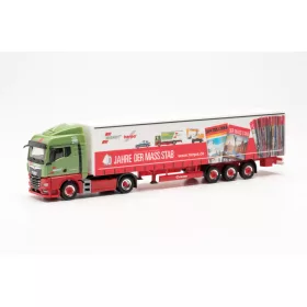 Herpa 315555 MAN TGX GM nyergesvontató, ponyvás félpótkocsival - Wandt/40 (H0)