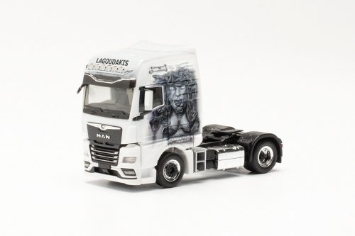 Herpa 315722 MAN TGX GX nyergesvontató - Lagoudakis 6 (H0)