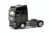 Herpa 315876-002 MAN TGX GX nyergesvontató tetőspoilerrel - fekete (H0)