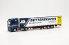 Herpa 315920 MAN TGX GX nyergesvontató, ponyvás félpótkocsival - Dettendorfer (H0)