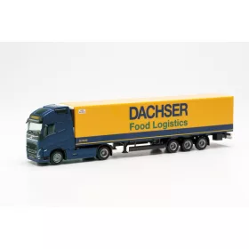 Herpa 316019 Volvo FH 2020 nyergesvontató, hűtődobozos félpótkocsival - Dachser (H0)