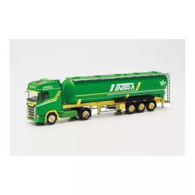   Herpa 316057 Scania CS 20 nyergesvontató, silótartályos félpótkocsival - Intra (H0)