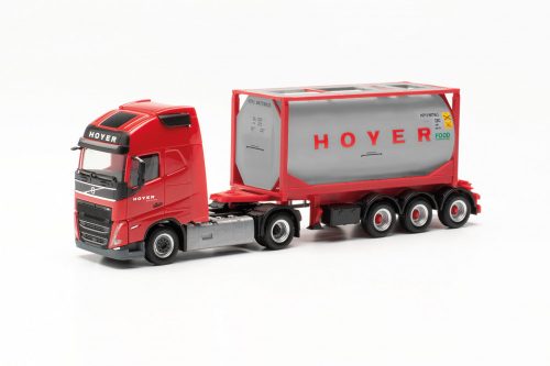 Herpa 316316 Volvo FH Gl. nyergesvontató, konténerszállító félpótkocsival - Hoyer (H0)