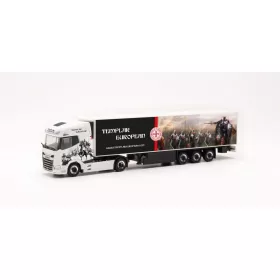   Herpa 316873 DAF XG+ nyergesvontató, hűtődobozos félpótkocsival - Templar Euro (H0)