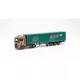   Herpa 316880 MAN TGX GX nyergesvontató, alulürítős félpótkocsival - Buck (H0)
