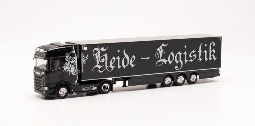 Herpa 316897 Scania CS 20 HD nyergesvontató, hűtődobozos félpótkocsival - Heide