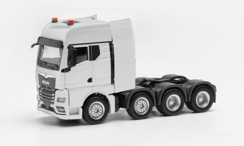 Herpa 316958 MAN TGX GX SLT nyergesvontató, fehér (H0)