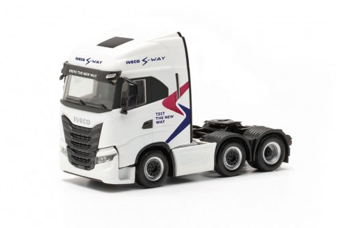 Herpa 317115 Iveco S-Way 6x2 nyergesvontató - Test the new (H0)