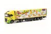 Herpa 317207 Iveco S-Way LNG nyergesvontató, hűtődobozos félpótkocsival - Kuchenme (H0)