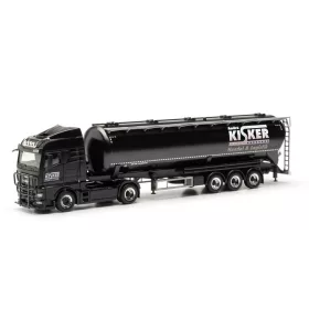   Herpa 317252 MAN TGX GM nyergesvontató, silótartályos félpótkocsival - Kisker (H0)