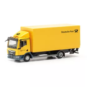   Herpa 317689 MAN TGL dobozos teherautó, emelőhátfallal - Post (H0)