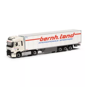   Herpa 317795 Renault T facelift nyergesvontató, hűtődobozos félpótkocsival - Land (H0)