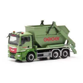   Herpa 317849 MAN TGS NN sittes konténerszállító teherautó - Geiger (H0)