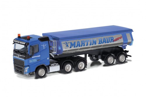 Herpa 317979 Volvo FH FD nyergesvontató, Thermobillencs félpótkocsival - Baur (H0)