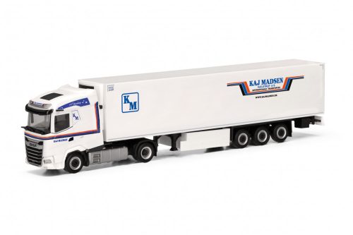 Herpa 318037 DAF XG nyergesvontató, hűtődobozos félpótkocsival - Kaj Madsen (H0)