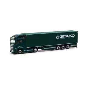   Herpa 318280 Volvo FH Gl. XL nyergesvontató, hűtődobozos félpótkocsival - GESUKO (H0)