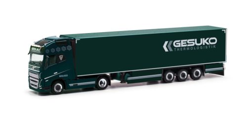 Herpa 318280 Volvo FH Gl. XL nyergesvontató, hűtődobozos félpótkocsival - GESUKO (H0)