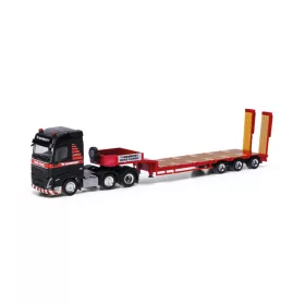   Herpa 318358 Volvo FH GL 20 nyergesvontató, Mammoet munkagépszállító félpótkocsival (H0)