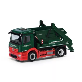   Herpa 318419 Mercedes-Benz Actros S AK12 konténerszállító teherautó - Knettenbrech (H0)