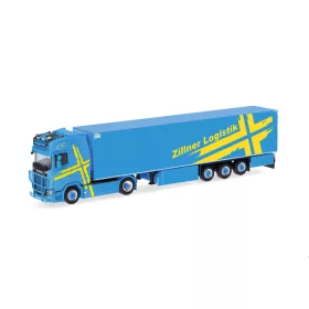   Herpa 318457 Scania CS20 HD nyergesvontató, hűtődobozos félpótkocsival - Zillner (H0)