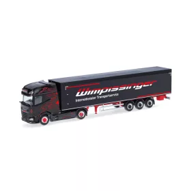   Herpa 318464 DAF XG+ nyergesvontató, alulürítős félpótkocsival - Wimpissinger (A) (H0)